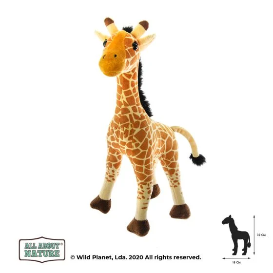 All About Nature 32cm Giraffe Plush