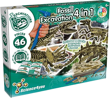 Science4You Fossil Excavation 4-in-1