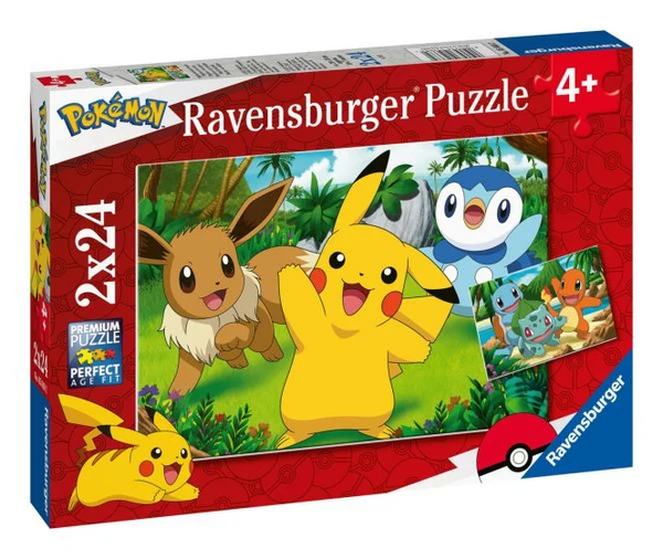 Pokemon 24 Piece Jigsaw Puzzle 2 Pack