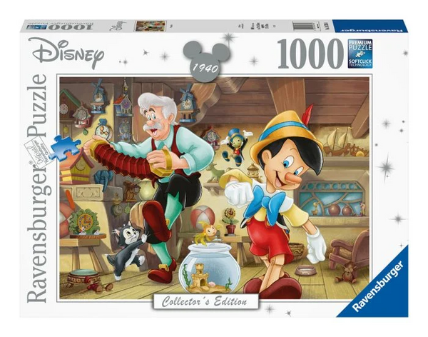 Disney Collector's Edition Pinocchio 1000 Piece Jigsaw Puzzle