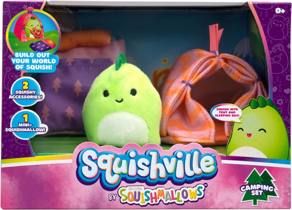 Squishmallows Camping Set Mini with 2 Accessories