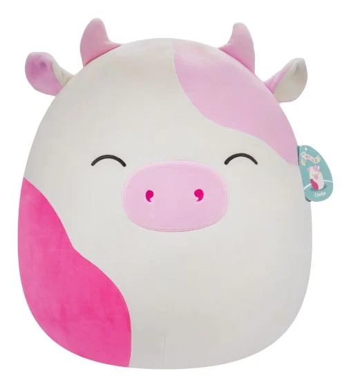 Squishmallows 16" Caedyn the Pink Spotted Cow Plush