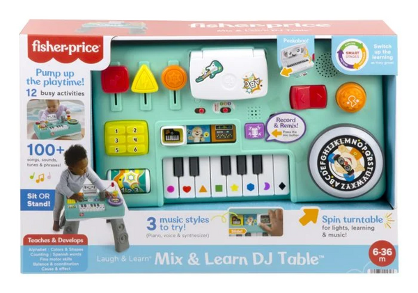 Fisher Price Laugh & Learn Mix & Learn DJ Table