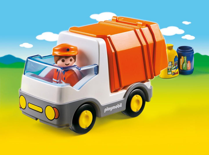 Playmobil 1.2.3 Recycling Truck 