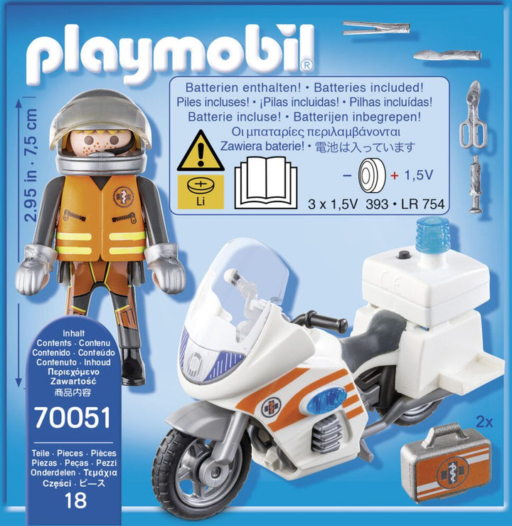 Playmobil City Life  Motorbike
