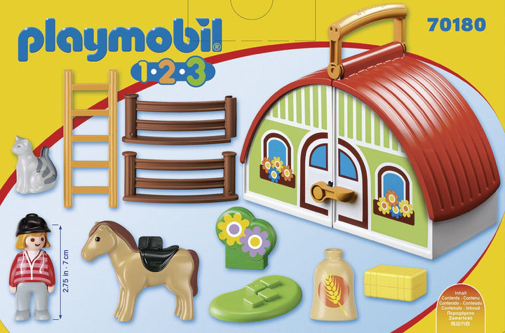 Playmobil 1.2.3 My  Along Farm