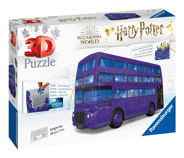 Harry Potter Knight Bus 216 Piece 3D Jigsaw Puzzle