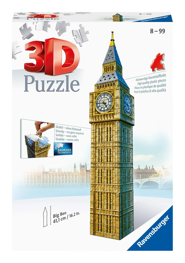 Big Ben 216 Piece 3D Jigsaw Puzzle