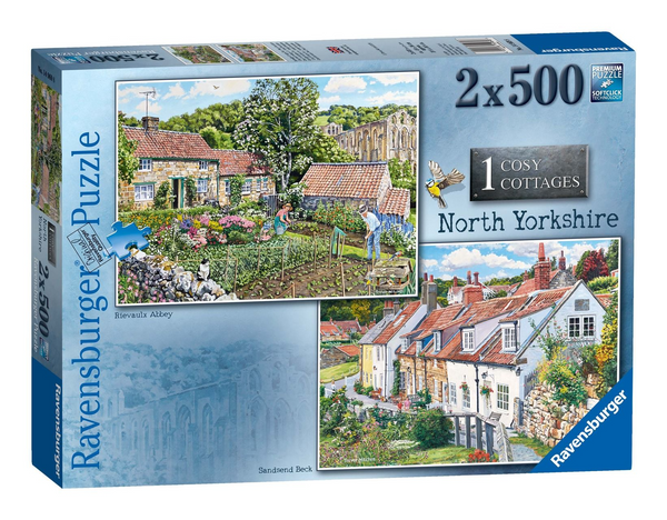 Cosy Cottages No.1 North Yorkshire 2x 500 Piece Jigsaw Puzzle