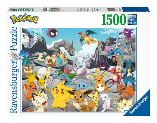 Pokemon Classics 1500 Piece Jigsaw Puzzle