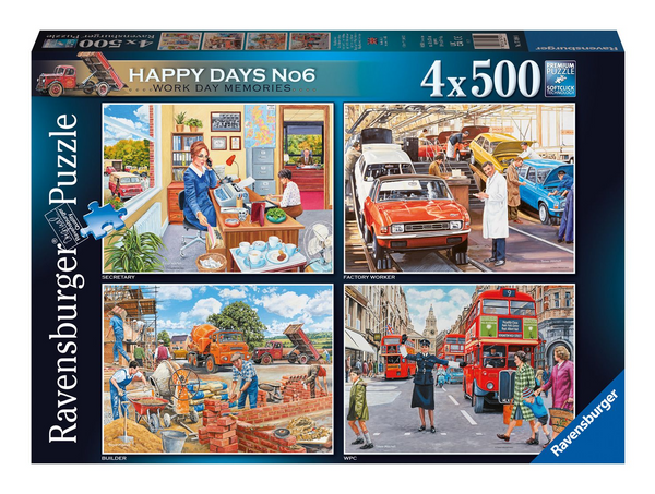 Happy Days No.6 Work Day Memories 500 Piece Jigsaw Puzzle