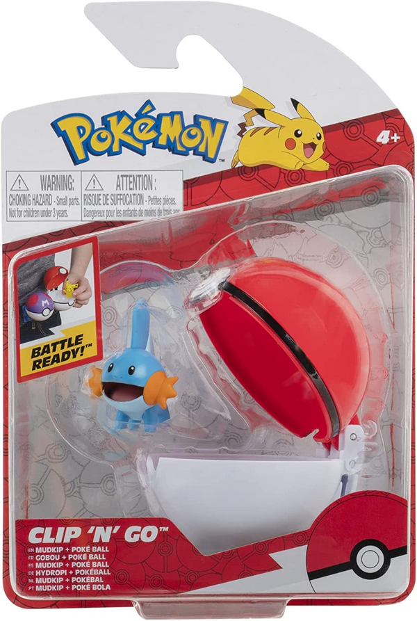Pokémon Clip 'N' Go - Mudkip & Poké Ball