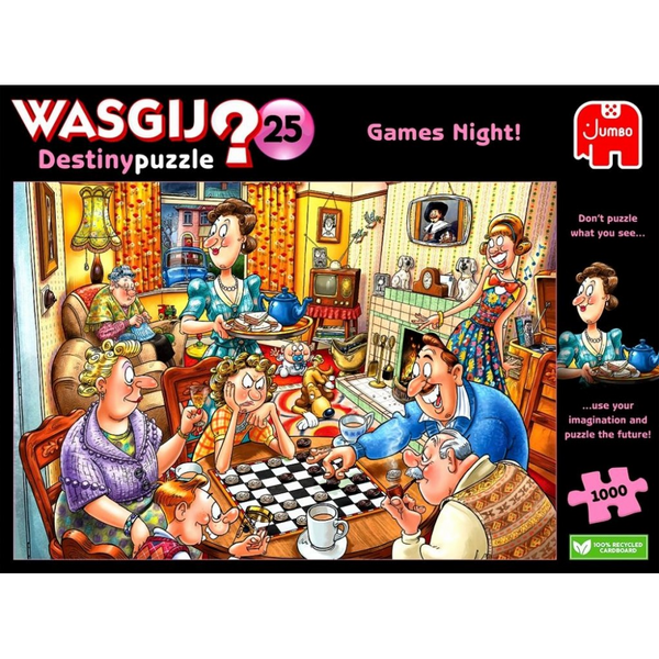 WASGIJ Destiny 25 - Games Night 1000 piece puzzle